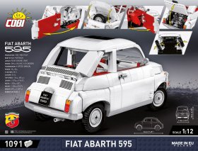 Fiat 595 Abarth 1:12 (COBI-24354)