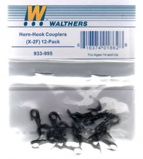 Horn-Hook Couplers (X-2F) 12pk (933-995)