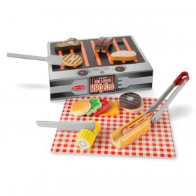 Wooden Grill & Serve BBQ Set (MD-9280)