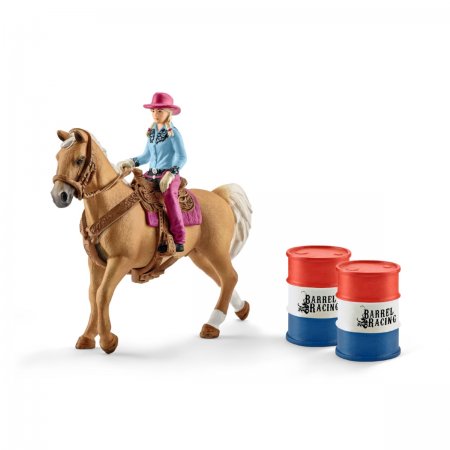 Barrel Racing with Cowgirl (sch-41417)