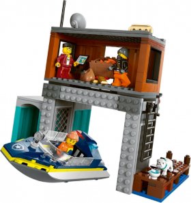 Police Speedboat and Crooks' Hideout (lego-60417)