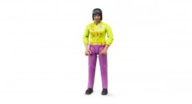 Woman, medium skin, pink jeans (BRUDER-60403)