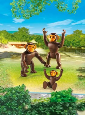 *Chimpanzee Family (PM-6650)