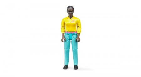 Woman, dark skin, turqouise jeans (BRUDER-60404)