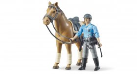 bworld Police with Horse (BRUDER-62507)
