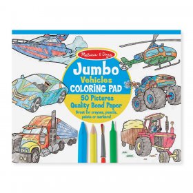 Jumbo Coloring Pad - Vehicles (MD-4205)