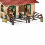 Stable with Horses and Accessories (sch-42195)