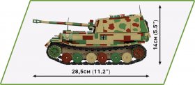 PanzerJager Tiger (P) Elefant Tank Destroyer (COBI-2582)