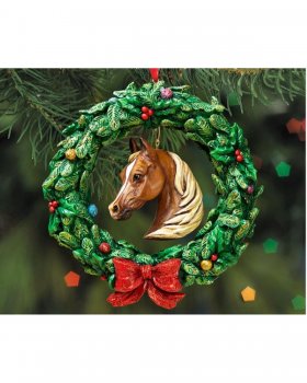 2016 Equestrian Wreath Ornament (700641)