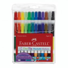 12ct Duo Tip Washable Markers (FC153012)
