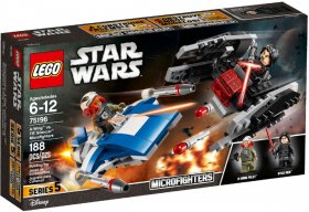 A-Wing vs. TIE Silencer Microfighter (75196)
