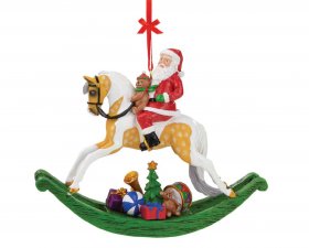 Santa Ornament - Rocking Horse 2021 (breyer-700715)
