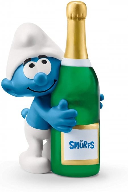 Smurf with Bottle (sch-20821)