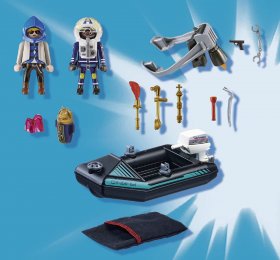 Police Jet Pack with Boat (PM-70782)