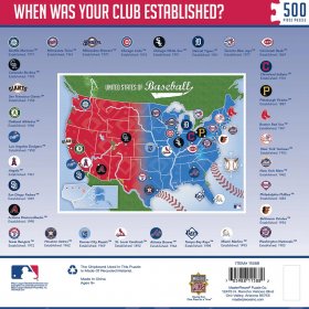 MLB League Map 500pc (11588)