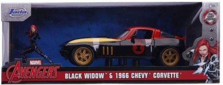 Avengers 1966 Corvette with Blackwidow Figure (jad31749)