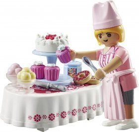 Baker with Dessert Table (PM-70381)