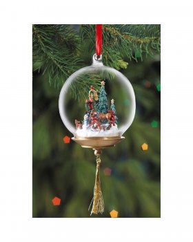 First Holiday Glass Gobe Ornament (700414)