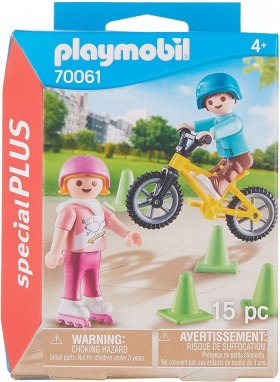 Children with skates and bike (PM-70061)