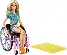 Barbie Blonde Doll with Wheelchair (GRB93)