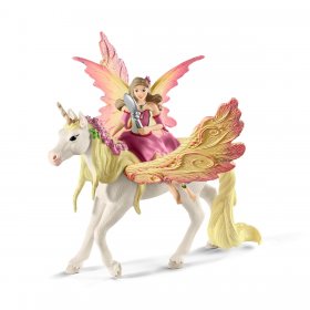 Fairy Feya with Pegasus Unicorn (sch-70568) Bayala