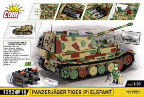 PanzerJager Tiger (P) Elefant Tank Destroyer (COBI-2582)