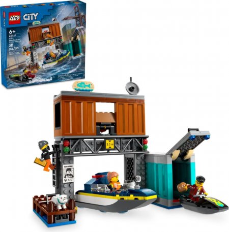Police Speedboat and Crooks\' Hideout (lego-60417)