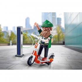 Man with E-Scooter (PM-70873)