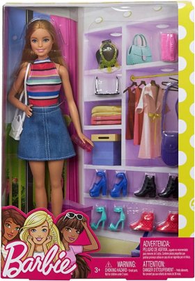 Barbie w/ Shoe Collection & Accessories (FVJ42)