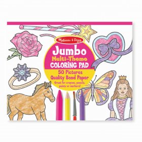 Jumbo Coloring Pad - Pink (MD-4225)