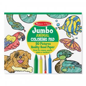 Jumbo Coloring Pad - Animals (MD-4200)