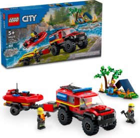 4x4 Fire Truck with Rescue Boat (lego-60412)