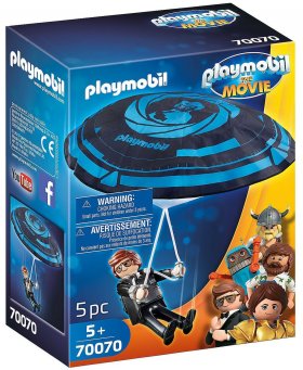 PLAYMOBIL THE MOVIE Rex Dasher with Parachute (PM-70070)