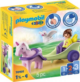 Unicorn Carriage with Fairy (PM-70401)
