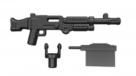 M240B w Pintle & Ammo Box (Black) (042020-28)