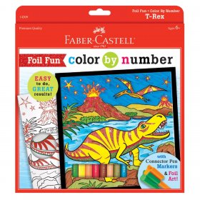 Color By Number T-Rex Foil Fun (FC14309)