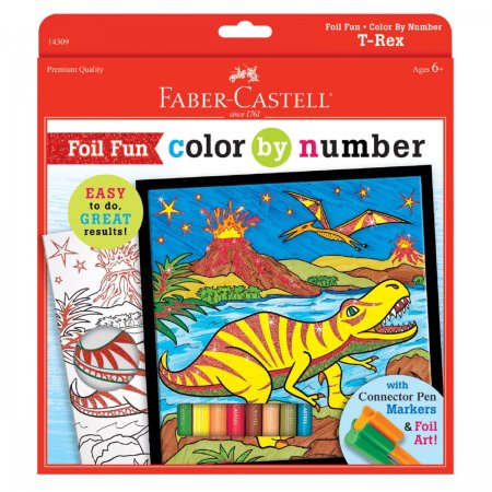 Color By Number T-Rex Foil Fun (FC14309)