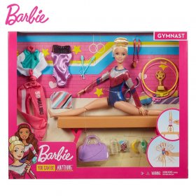 Barbie Gymnastics Playset with Blonde Doll (GJM72)