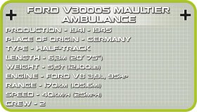 Ford V3000S Maultier Ambulance (cobi-2518)
