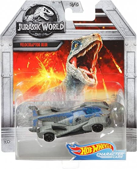 Jurassic World Velociraptor \'Blue\' Character Car (GWR52)