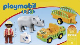 *Zoo Vehicle with Rhinoceros (PM-70182)