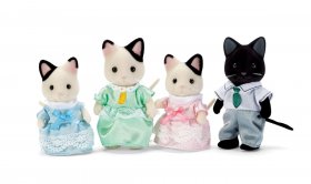 Tuxedo Cat Family (cc1472)