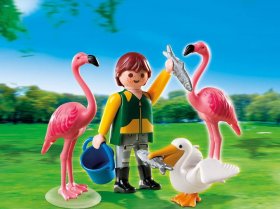*Zookeeper with Exotic Birds (PM-4758)