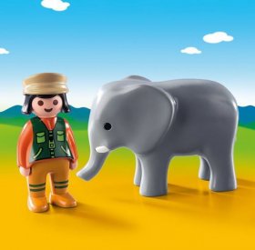 Zookeeper with Elephant (PM-9381)