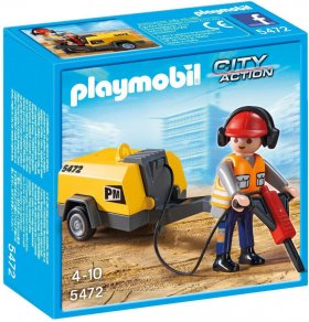 *Construction Worker with Jack Hammer (PM-5472)