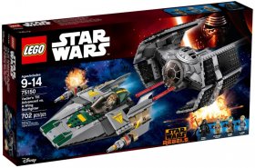 Vader’s TIE Advanced vs A-Wing Fighter (75150)