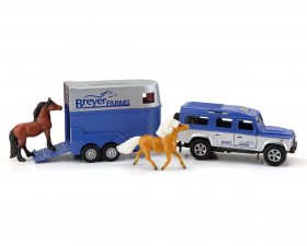 Breyer Farms Land Rover and Tag-A-Long Trailer (breyer-59216)