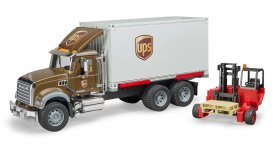 MACK Granite UPS Logistics Truck & Forklift (BRUDER-2828)
