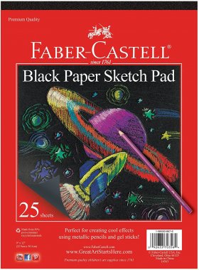 Black Paper Pad 9"x12" (FC14563)
