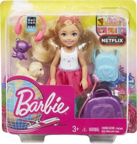 Barbie Chelsea Travel Doll (HJY17)